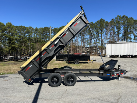 New 2026 Diamond C LPT207 TELESCOPIC DUMP TRAILER 82” X16’ LONG ARM TARP