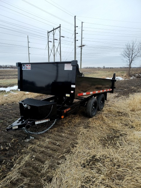 New 2026 Quality Steel and Aluminum 7212DO7K Dump Trailer Deckover
