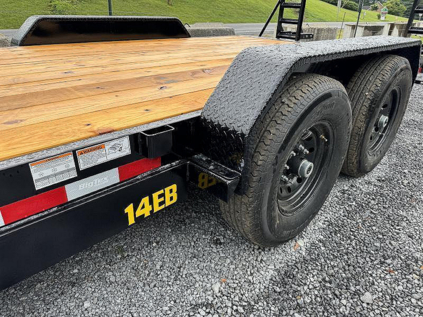 New 2026 Big Tex 14EB Equipment Trailer 6’11”X20’ STAND UP RAMPS