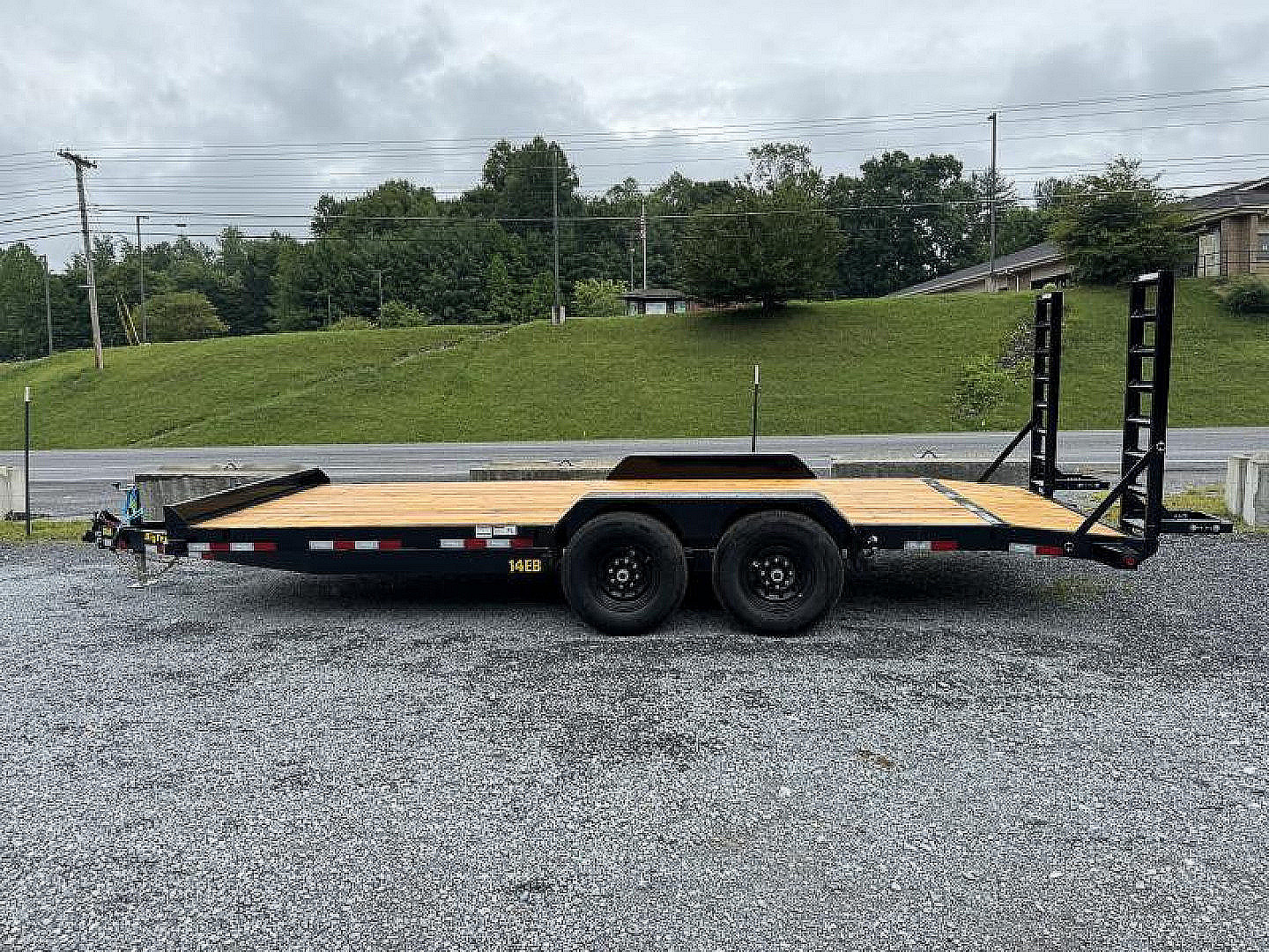 New 2026 Big Tex 14EB Equipment Trailer 6’11”X20’ STAND UP RAMPS