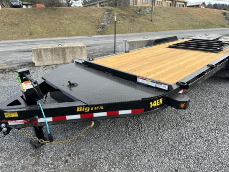 New 2026 Big Tex Trailers 14EH 18’ Equipment Trailer, MEGA RAMPS, 15.4K GVWR