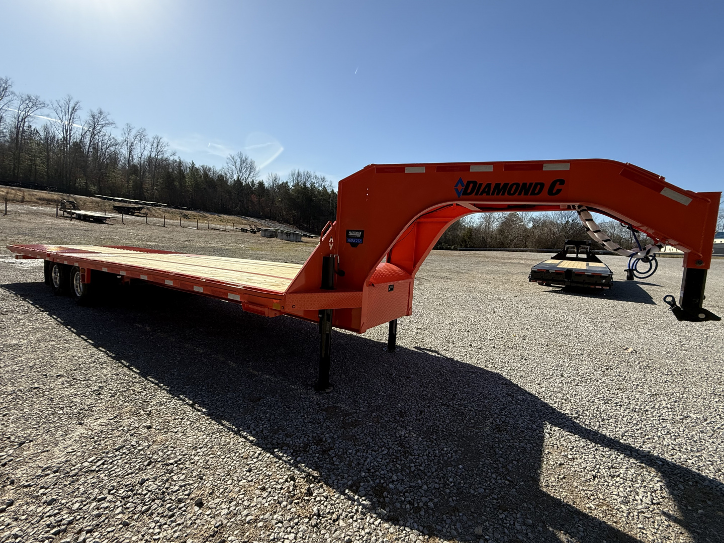 New 2026 Diamond C Trailers FMAX 212 Flatbed Trailer, HYD DOVETAIL, HYD JACKS, ALUMINUM OUTER WHEELS