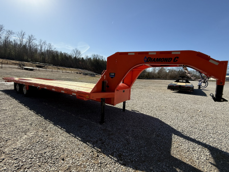 New 2026 Diamond C Trailers FMAX 212 Flatbed Trailer, HYD DOVETAIL, HYD JACKS, ALUMINUM OUTER WHEELS
