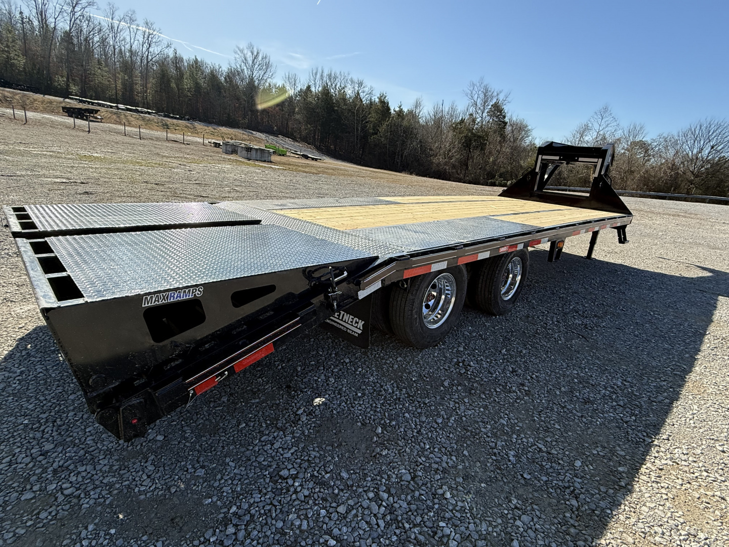 New 2026 Diamond C Trailers FMAX 212 Flatbed Trailer, MAX RAMPS ALUMINUM OUTER WHEELS