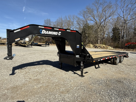 New 2026 Diamond C Trailers FMAX 212 Flatbed Trailer, MAX RAMPS ALUMINUM OUTER WHEELS