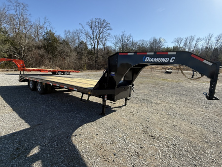 New 2026 Diamond C Trailers FMAX 212 Flatbed Trailer, MAX RAMPS ALUMINUM OUTER WHEELS