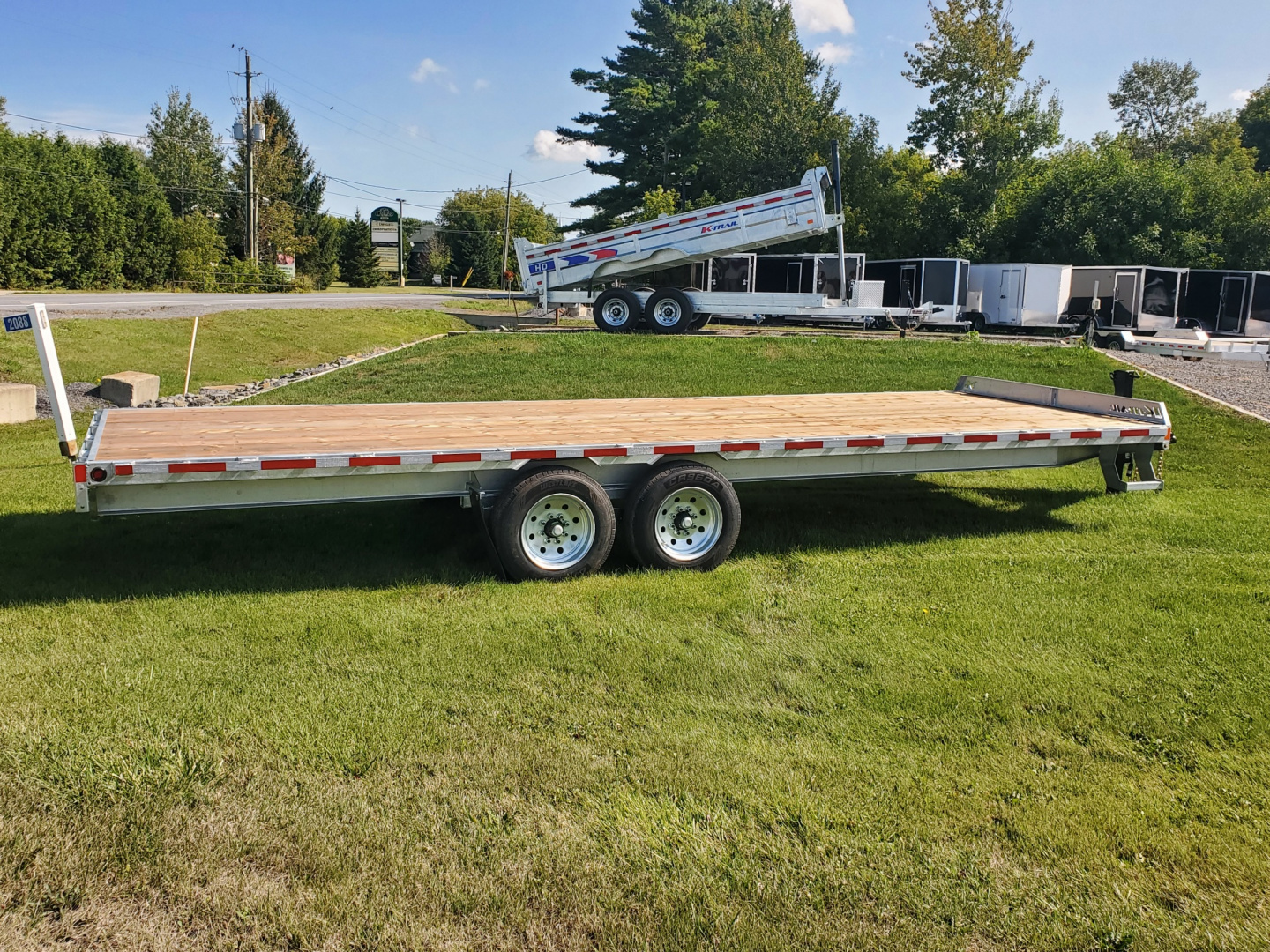 New 2026 K-Trail 20’ 17,000 lb Deckover Trailer – Galvanized, Heavy Duty, Ontario & Quebec