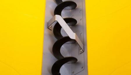 New SnowEx 1.5CY Renegade Helixx P150A Poly Hopper Spreader **w/Lid, Inverted V, & Helixx Auger