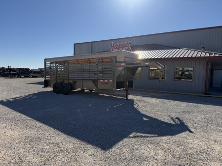 New 2026 Good Guys 6'8 x20' GN Bar Top Livestock Trailer - Wrangler