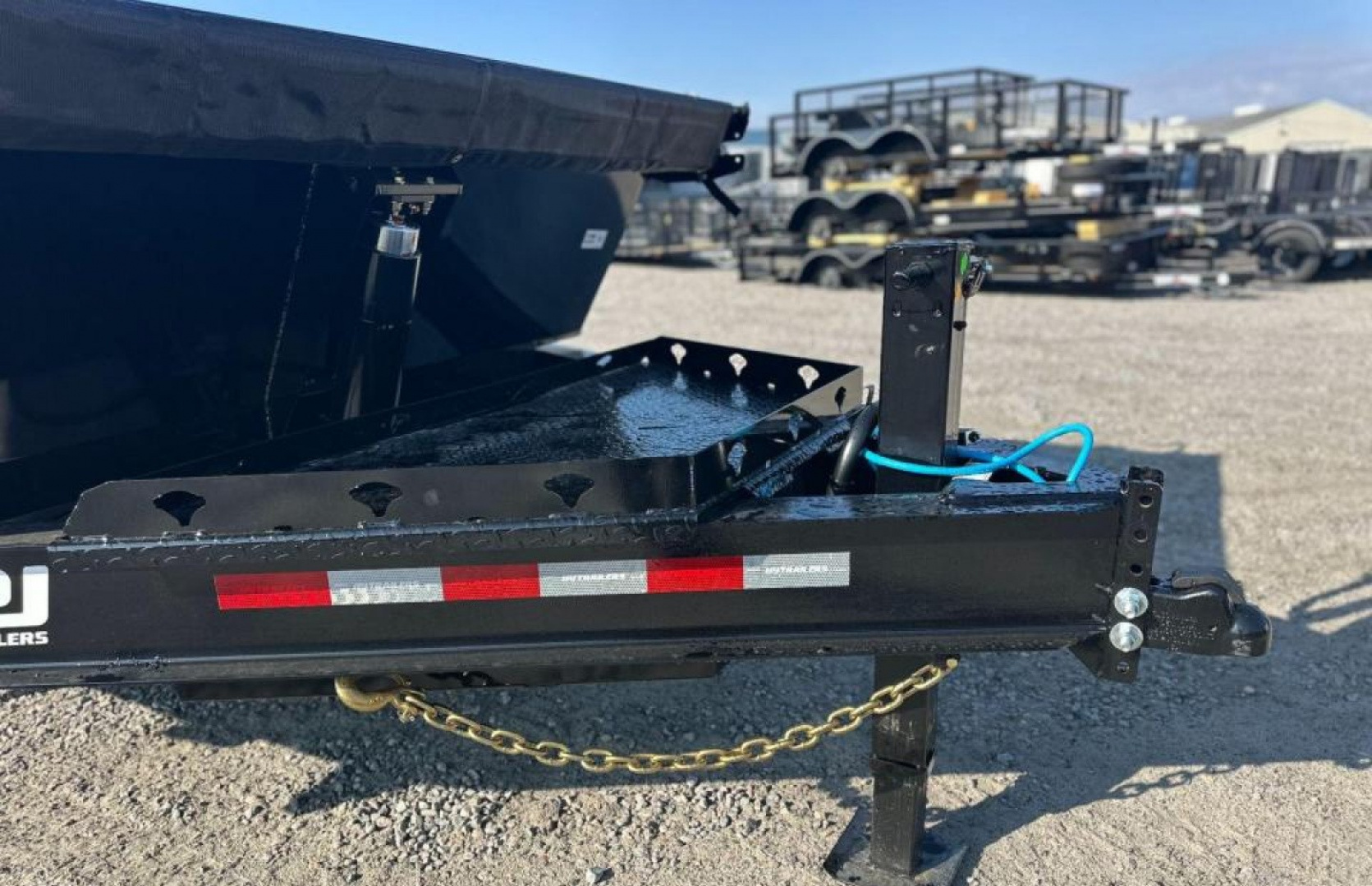 New 2026 PJ Trailers 7X14 DT1 15.4K Low Pro Telescopic Dump Trailer