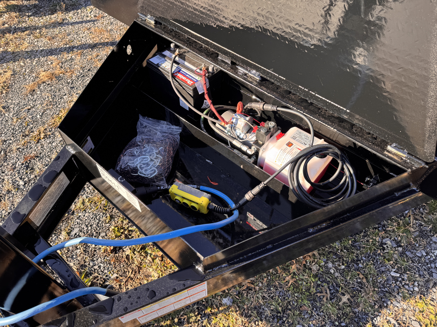 New 2026 Hawke Trailers FLPT-7K-7X14H Low Profile Dump Trailer FREE TARP KIT