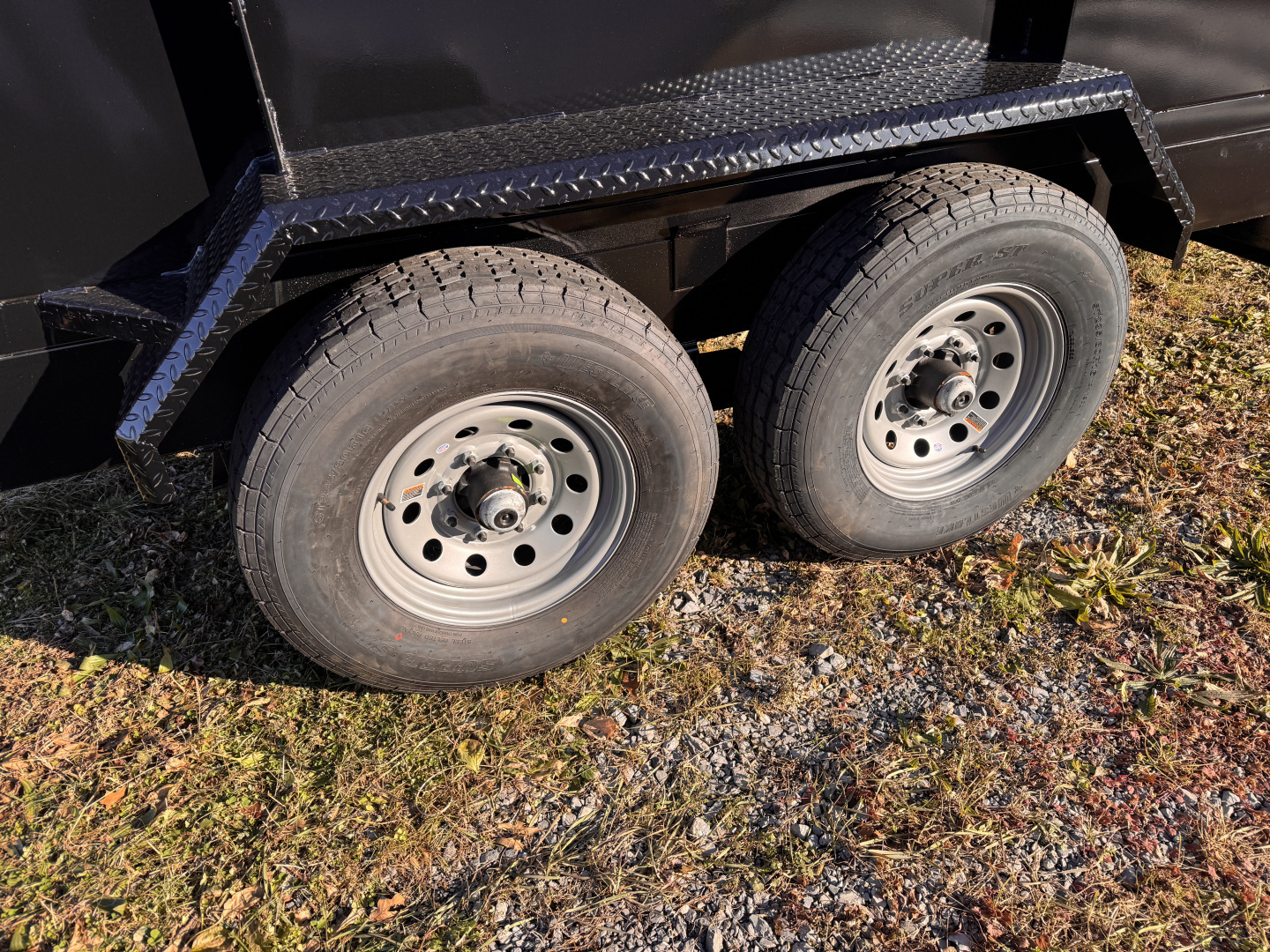 New 2026 Hawke Trailers FLPT-7K-7X14H4 Low Profile Dump Trailer 4 FOOT HIGH SIDES FREE TARP KIT