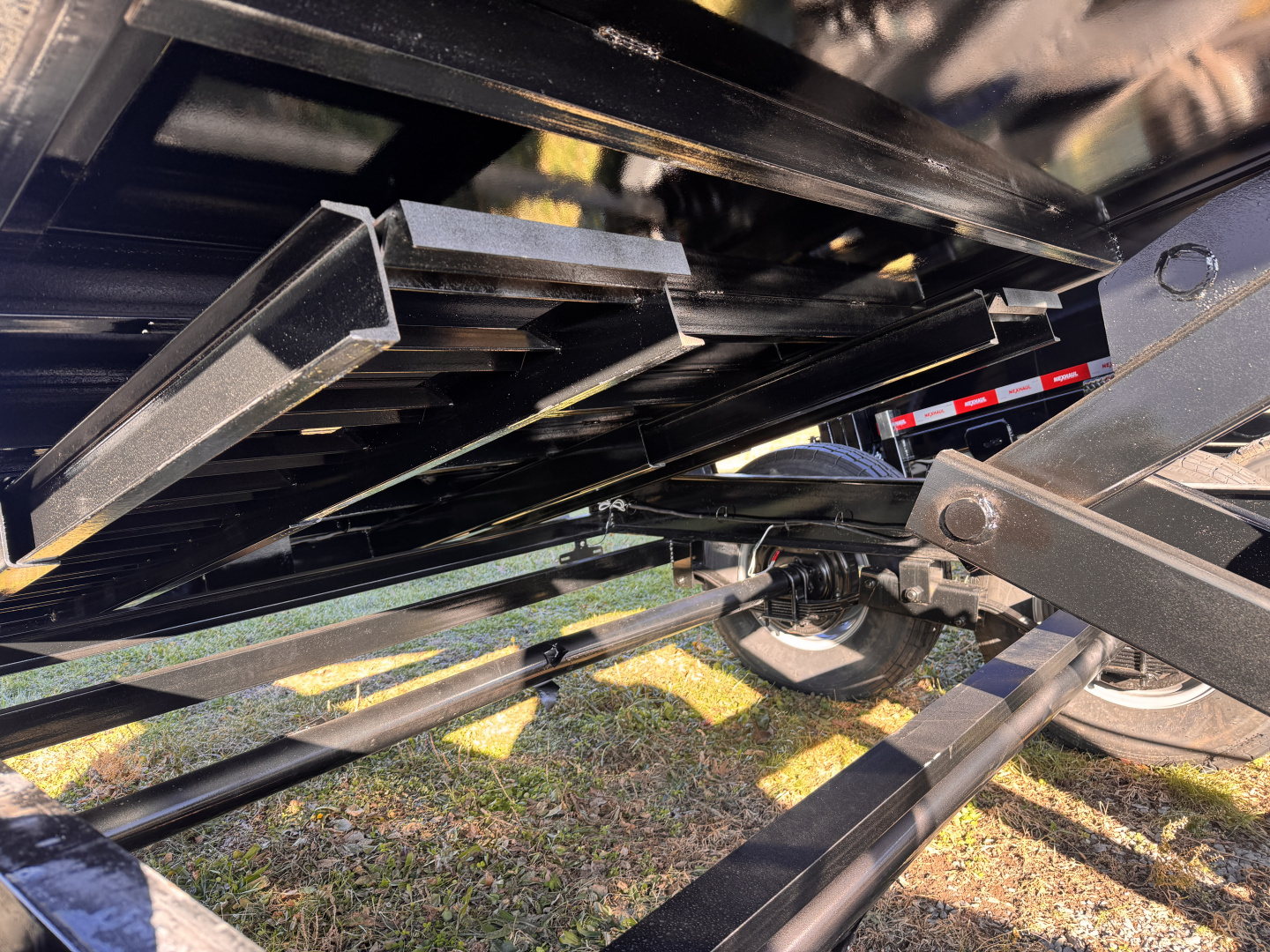 New 2026 Hawke Trailers FLPT-7K-7X14H4 Low Profile Dump Trailer 4 FOOT HIGH SIDES FREE TARP KIT