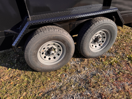 New 2026 Hawke Trailers FLPT-7K-7X14H4 Low Profile Dump Trailer 4 FOOT HIGH SIDES FREE TARP KIT