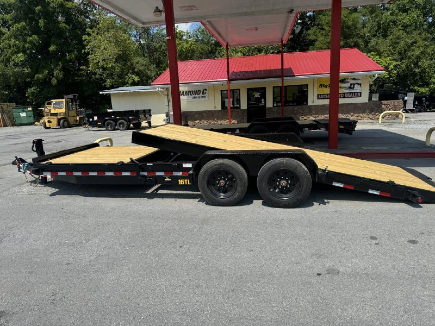 New 2026 Big Tex Trailers 16TL 83" x 20 (16 + 4) Super Duty Tilt Bed Trailer 17.5k Tilt Trailer