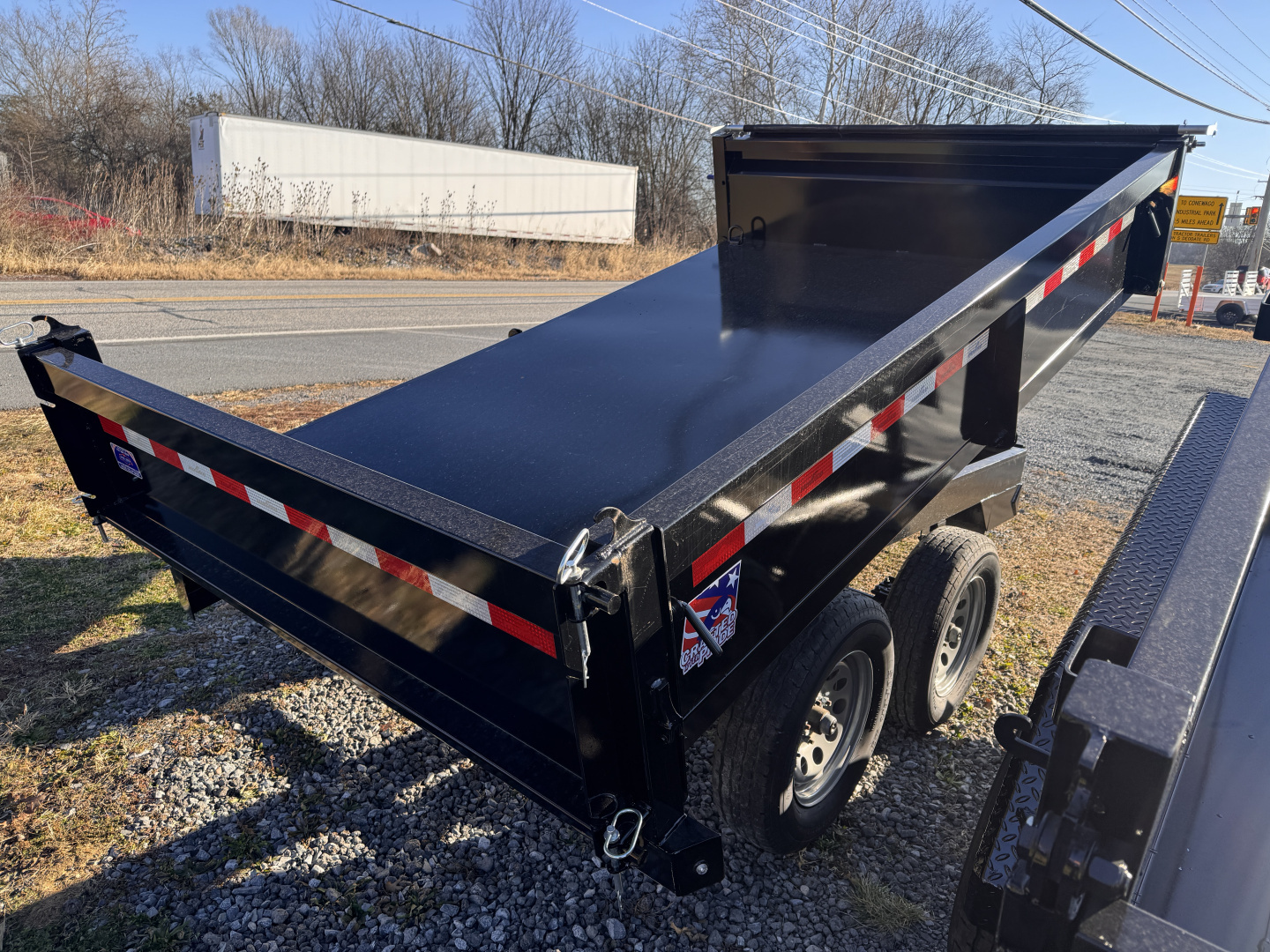 New 2026 Hawke Trailers FDOT-3.5K-6X10H Deck Over Dump Trailer FOLD DOWN SIDES FREE TARP KIT