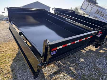 New 2026 Hawke Trailers FDOT-3.5K-6X10H Deck Over Dump Trailer FOLD DOWN SIDES FREE TARP KIT
