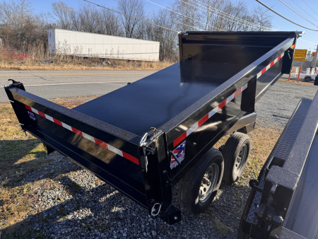 New 2026 Hawke Trailers FDOT-3.5K-6X10H Deck Over Dump Trailer FOLD DOWN SIDES FREE TARP KIT