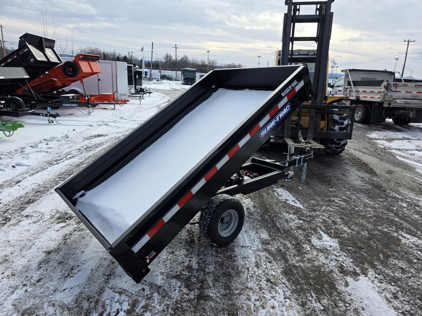 New 2026 Sure-Trac 4.5X8 HOME OWNER Dump Trailer