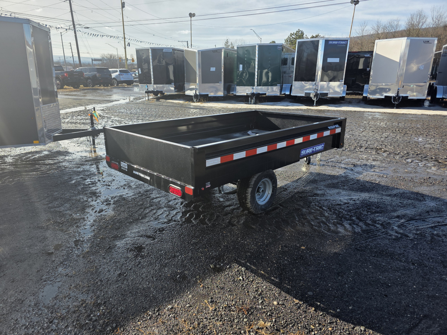 New 2026 Sure-Trac 4.5X8 HOME OWNER Dump Trailer