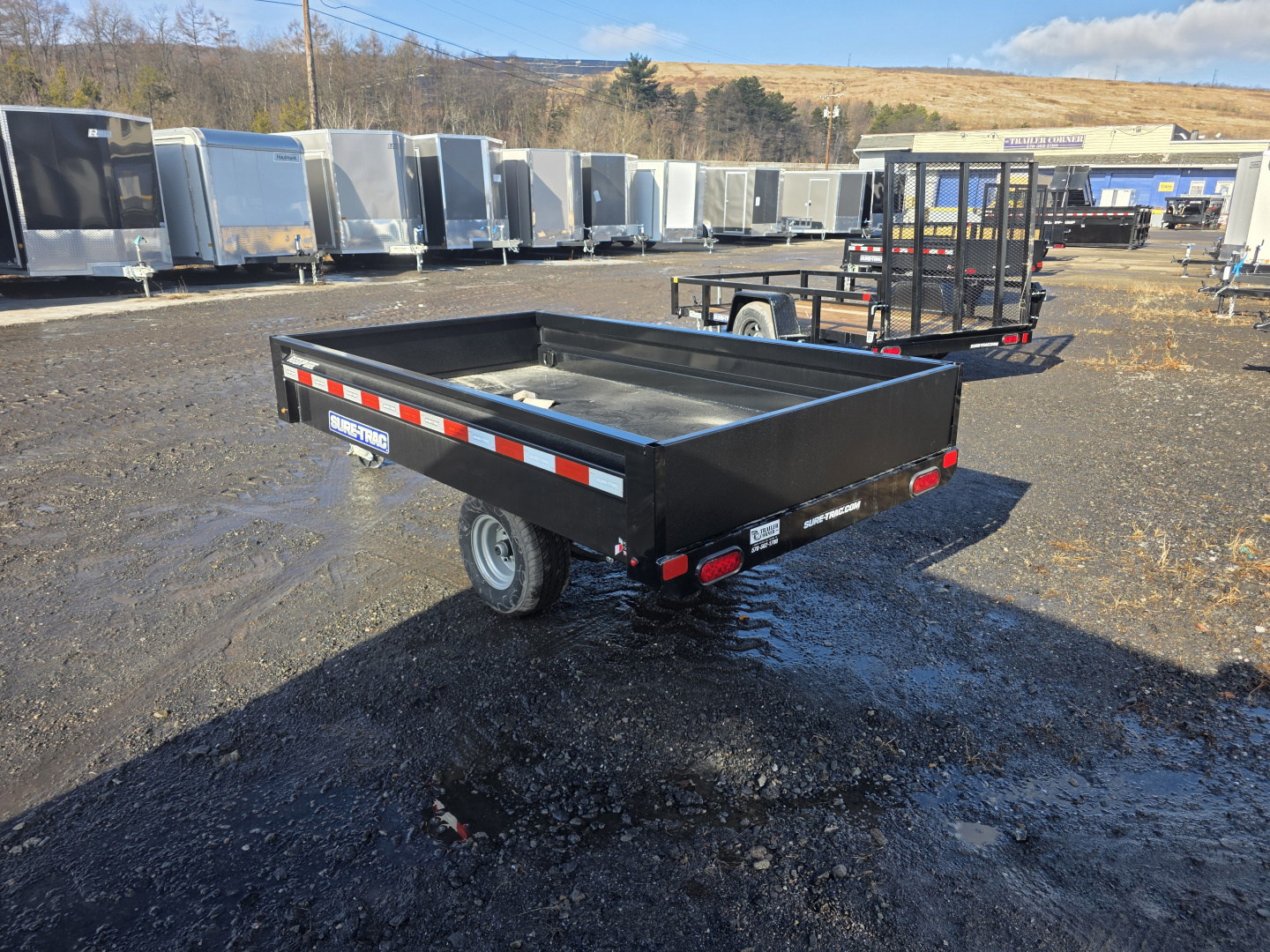 New 2026 Sure-Trac 4.5X8 HOME OWNER Dump Trailer