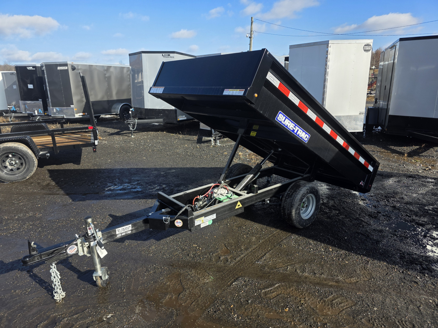 New 2026 Sure-Trac 4.5X8 HOME OWNER Dump Trailer