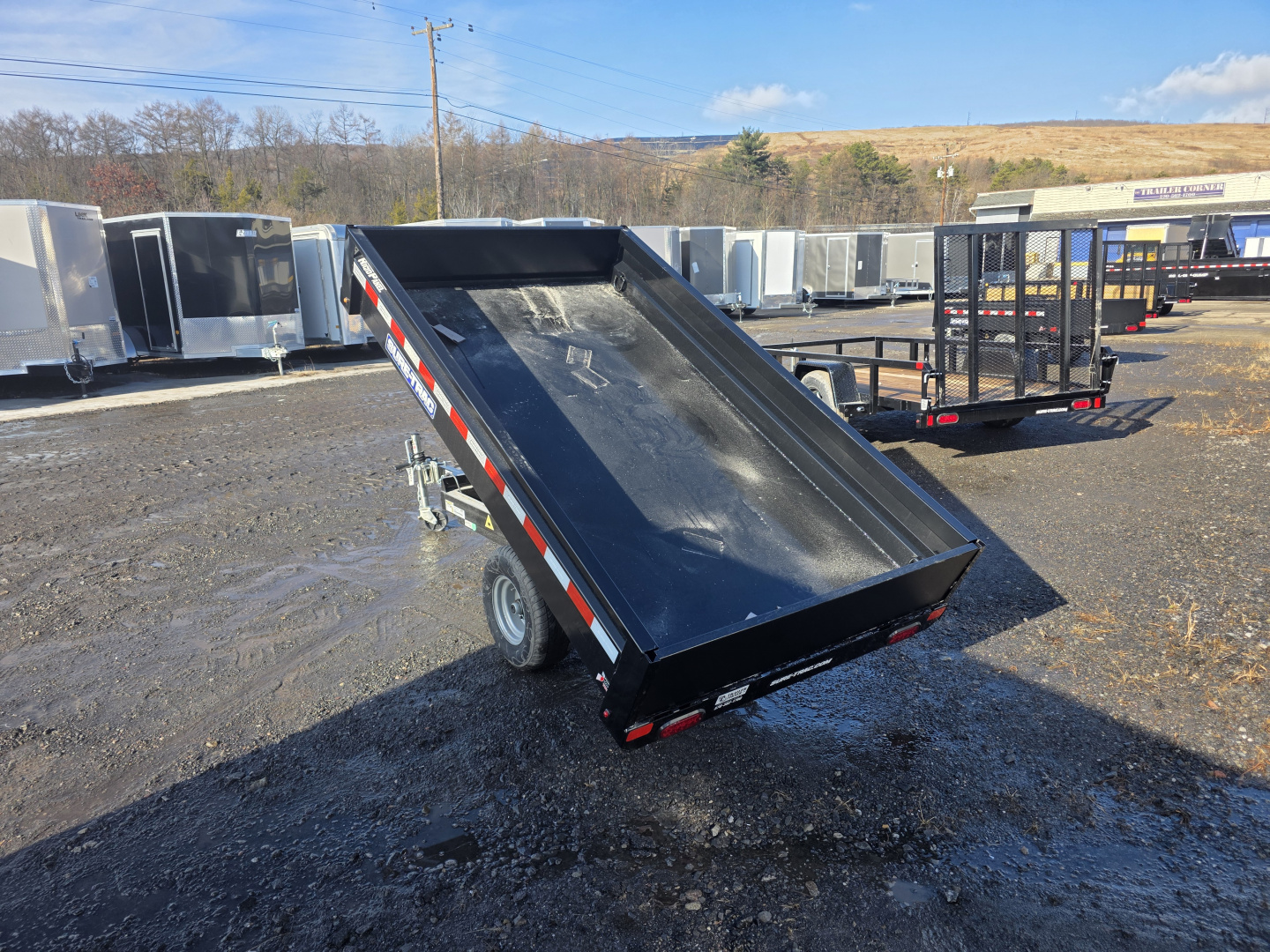 New 2026 Sure-Trac 4.5X8 HOME OWNER Dump Trailer