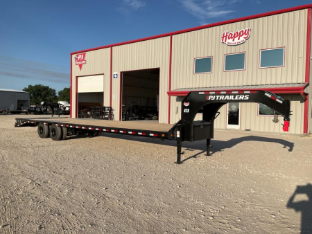 New 2026 PJ 102 x36' GN Low-Pro Flatbed w/ Duals - LD