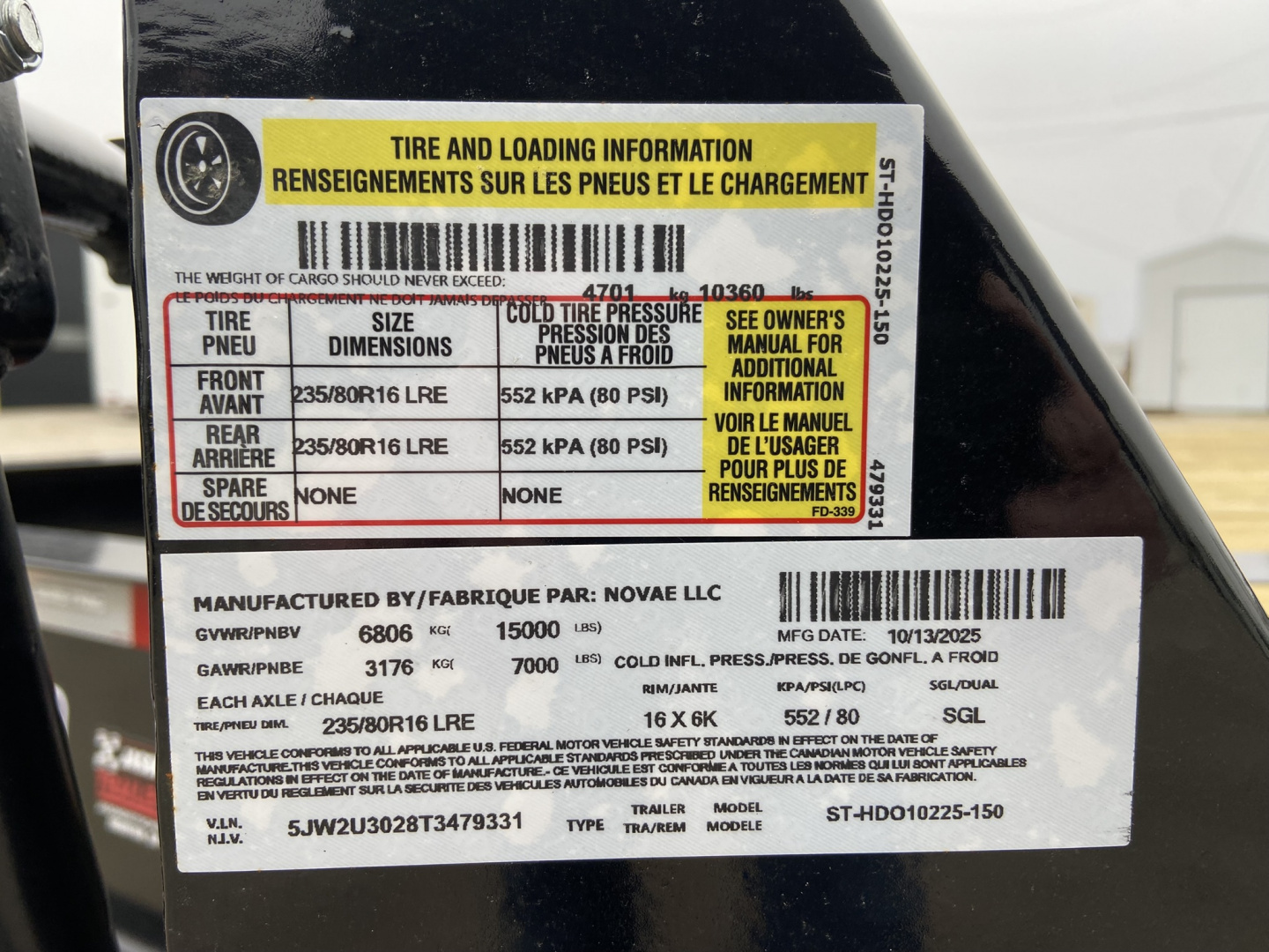 New Sure-Trac Equipment Trailer 8.5x22.5