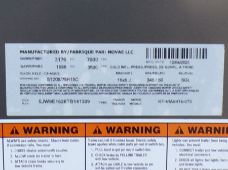 New 2026 Formula Triumph 7 x 16 Cargo / Enclosed Trailer