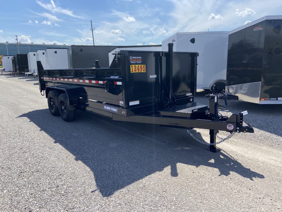 New Sure-Trac Dump Trailer 7 x 16