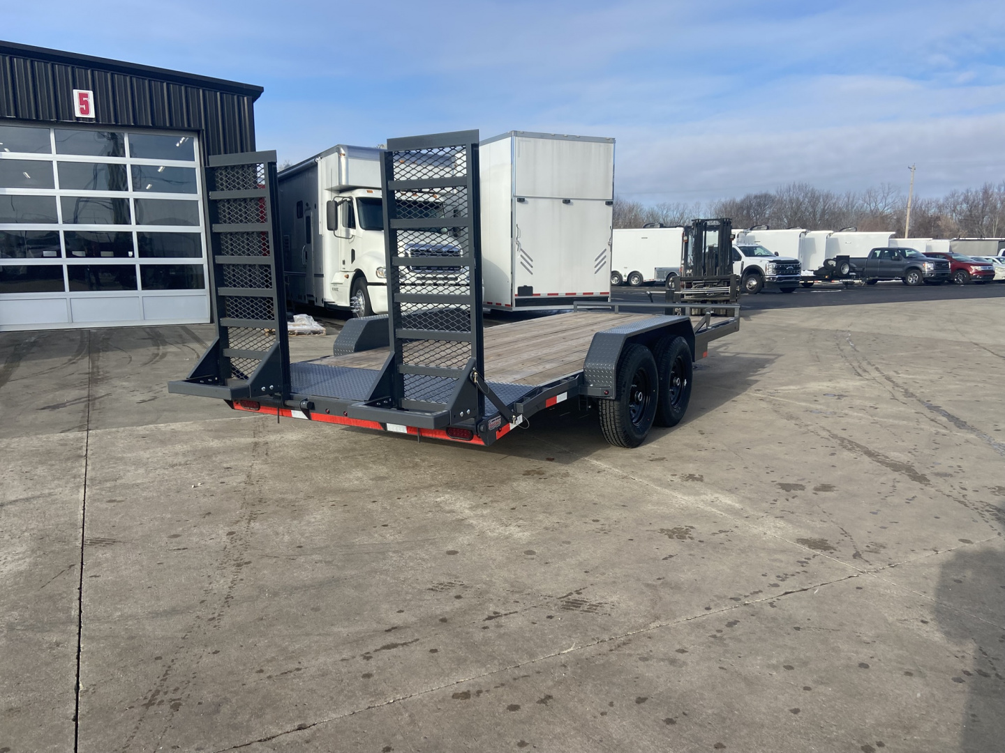 New Lamar Equipment Trailer 83" x 18'
