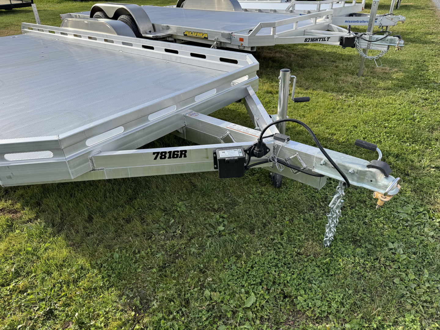 New 2027 Aluma 7816TA-EL-R-RTD Hauler Car / Racing Trailer