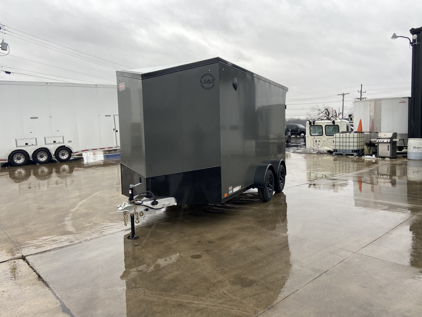 New United UAT 7 x 14 Enclosed Cargo Trailer