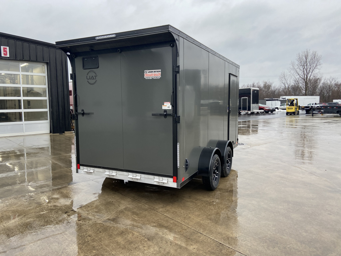 New United UAT 7 x 14 Enclosed Cargo Trailer