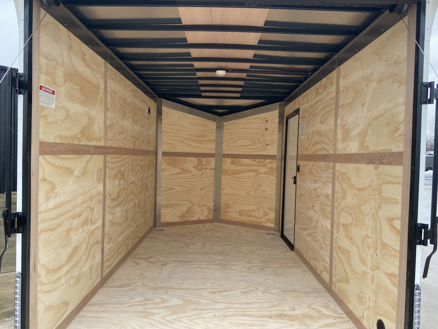 New United 12' UJ V-Nose Enclosed Cargo Trailer