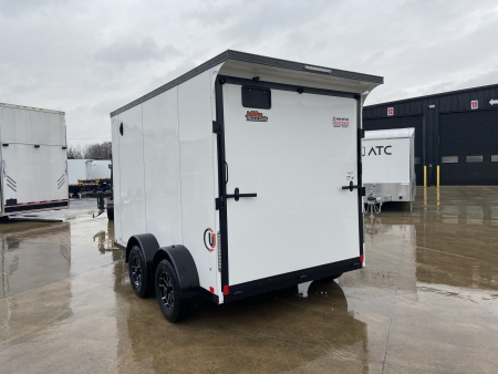 New United 12' UJ V-Nose Enclosed Cargo Trailer