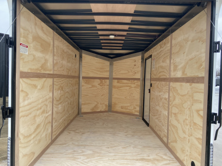 New United 12' UJ V-Nose Enclosed Cargo Trailer
