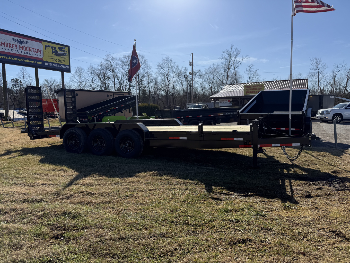 New 2026 P & T Trailers 21K 82X20 3 AXLE Equipment Trailer