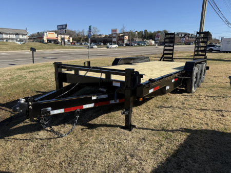 New 2026 P & T Trailers 21K 82X22 3 AXLE Equipment Trailer