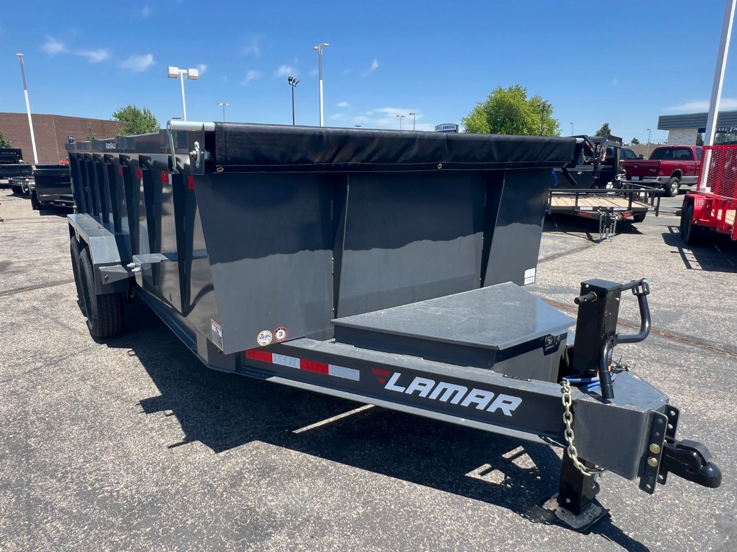 New 2026 Lamar Trailers 83X16 14K Dump Trailer
