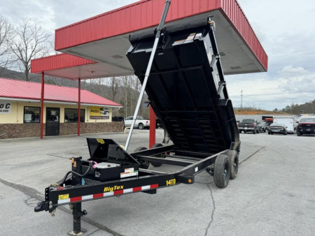 New 2026 Big Tex 14TD-7X16 Dump Trailer TELESCOPIC LIFT COMBO GATE