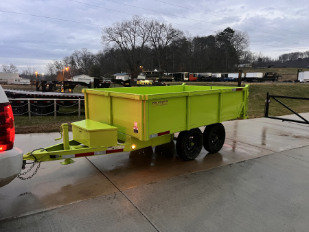 New 2025 P & T Trailers 7K 6X12 DUMP SREAD GATE Dump Trailer