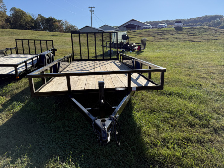 New 2025 P & T Trailers 7k 82X16 TUBE 2 BRAKE TUBE 7K JACK Utility Trailer