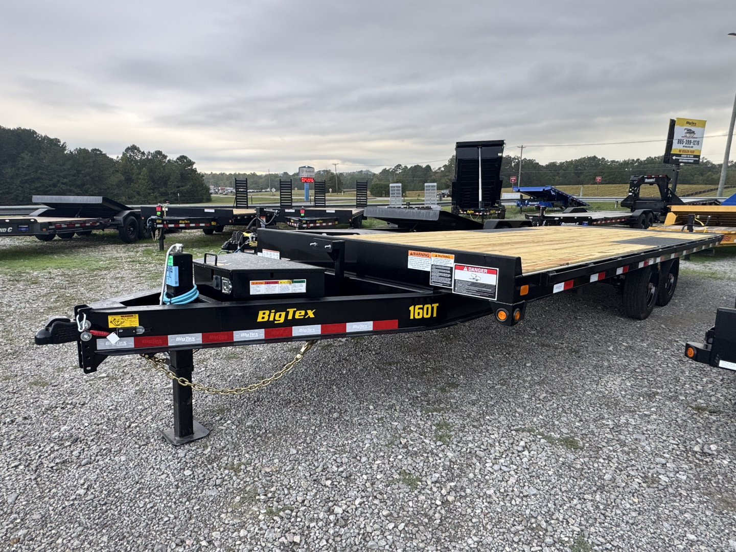New 2026 Big Tex 16OT DECK OVER POWER TILT TRAILER 102”X22’ 17.5K G.V.W.R.