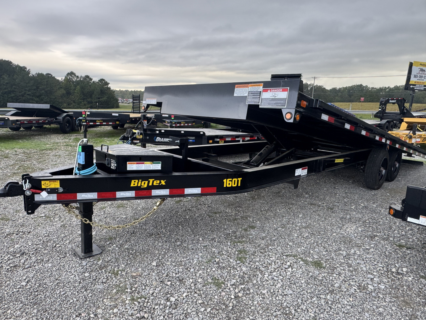 New 2026 Big Tex 16OT DECK OVER POWER TILT TRAILER 102”X22’ 17.5K G.V.W.R.