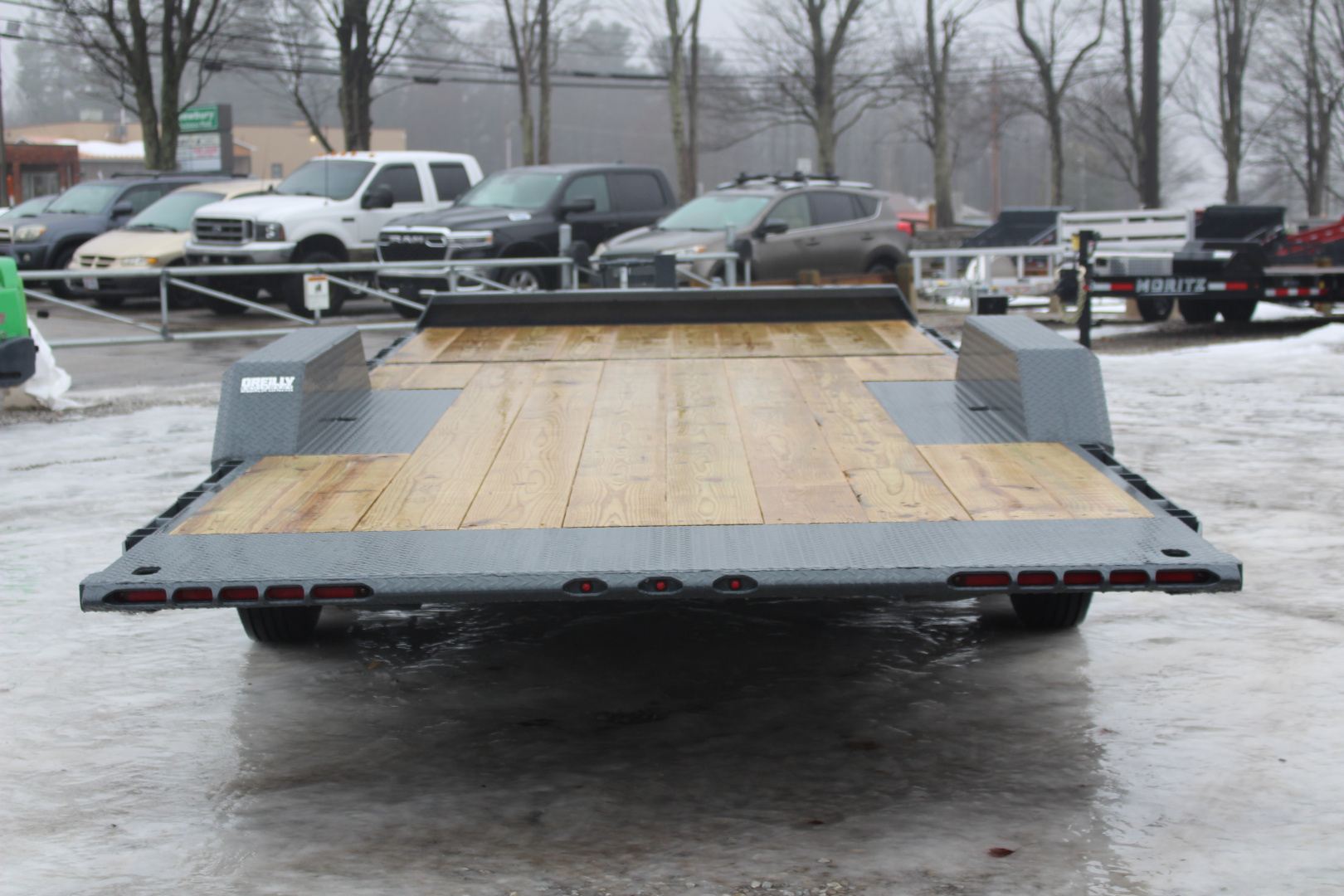 New 2026 Moritz 7' x 16' + 6' Low Pro - Gravity Tilt - Tilt Trailer - 22900# GVW