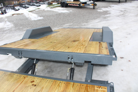 New 2026 Moritz 7' x 16' + 6' Low Pro - Gravity Tilt - Tilt Trailer - 22900# GVW