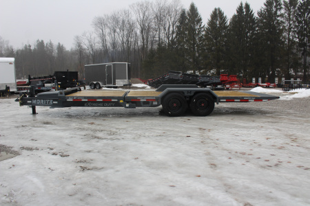 New 2026 Moritz 7' x 16' + 6' Low Pro - Gravity Tilt - Tilt Trailer - 22900# GVW