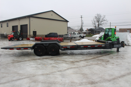 New 2026 Moritz 7' x 16' + 6' Low Pro - Gravity Tilt - Tilt Trailer - 22900# GVW
